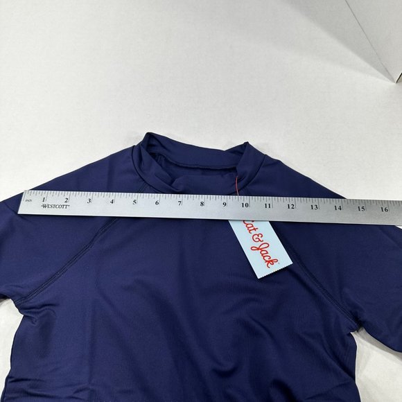 Cat And Jack Boy's Size Medium 8-10 Shirt Long Sleeve Blue New With Tags - Picture 8 of 13